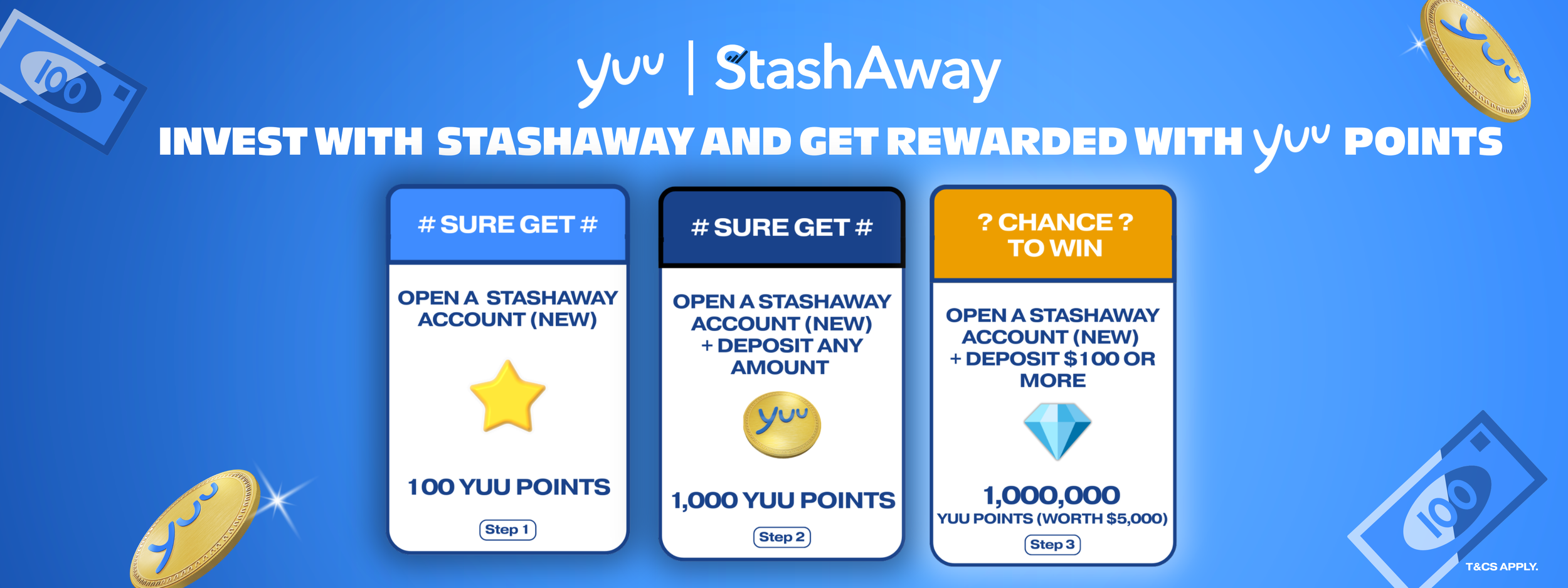 ❗️YUUページ yuu x StashAway Millionaire 2025 — yuu Rewards Club